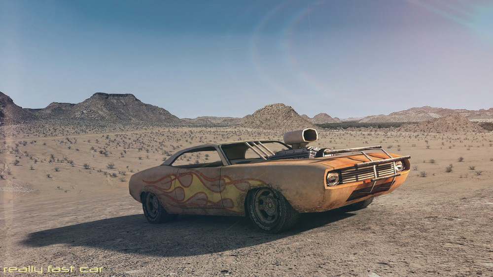 really fast car